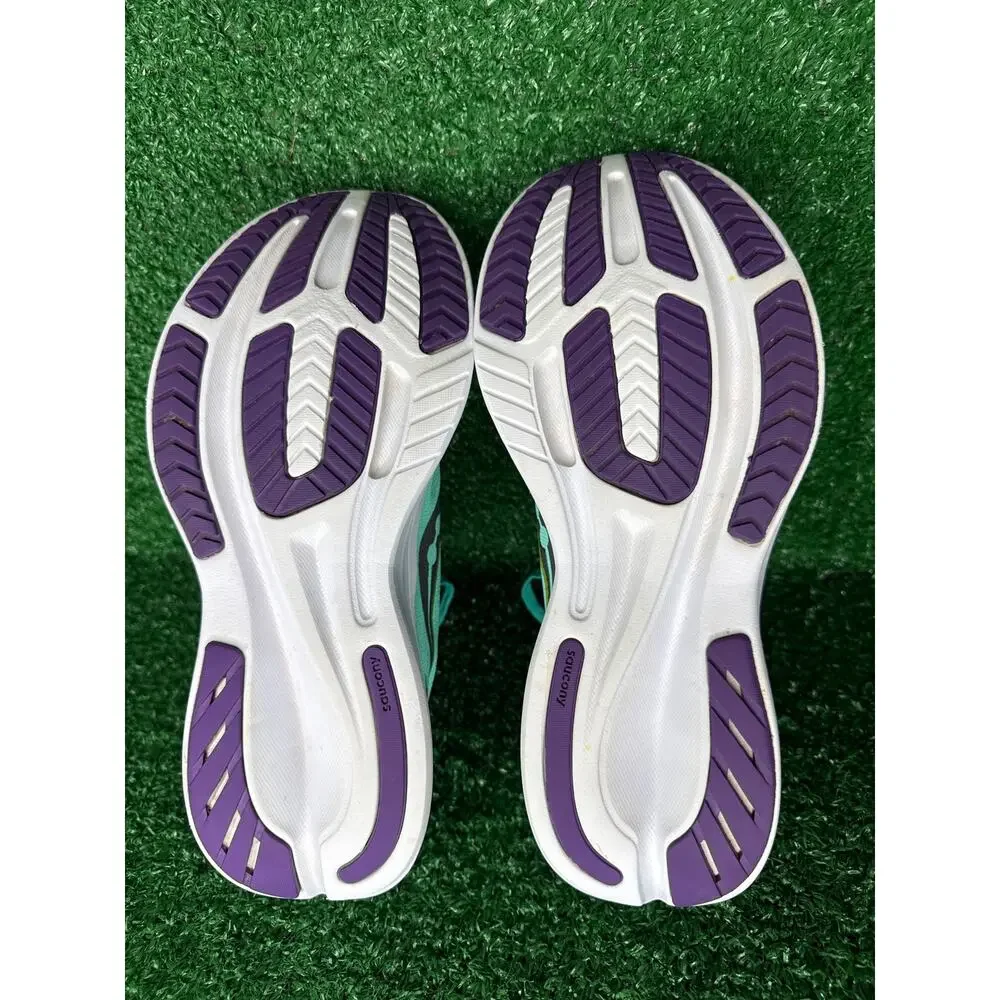 Saucony Ride 15 Running Shoes Cool Mint Zest Womens Size 9
